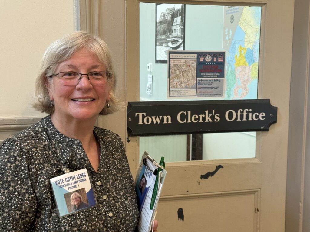 Elect Ledec Cathy at the Town Clerk's office